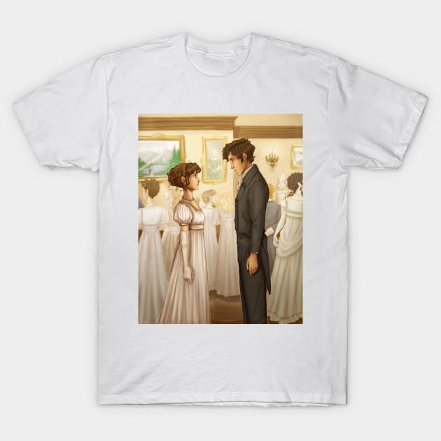 Lizzie and Darcy T-Shirt by ritta1310